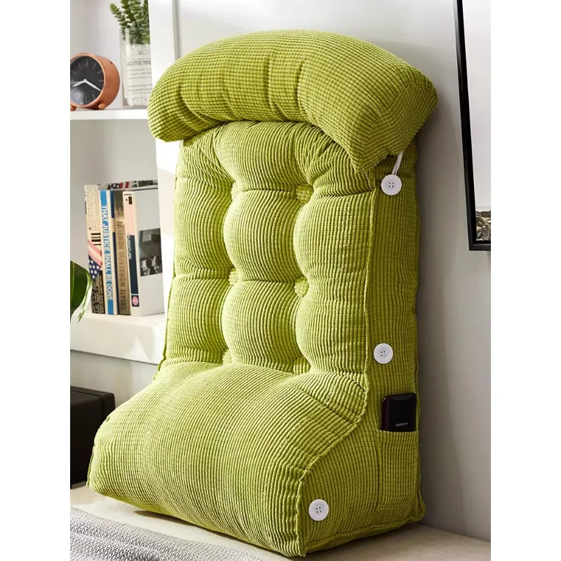 Bedside cushions, sofa living room pillows, office waist protection, three-dimensional backrest, bay window, large backrest with