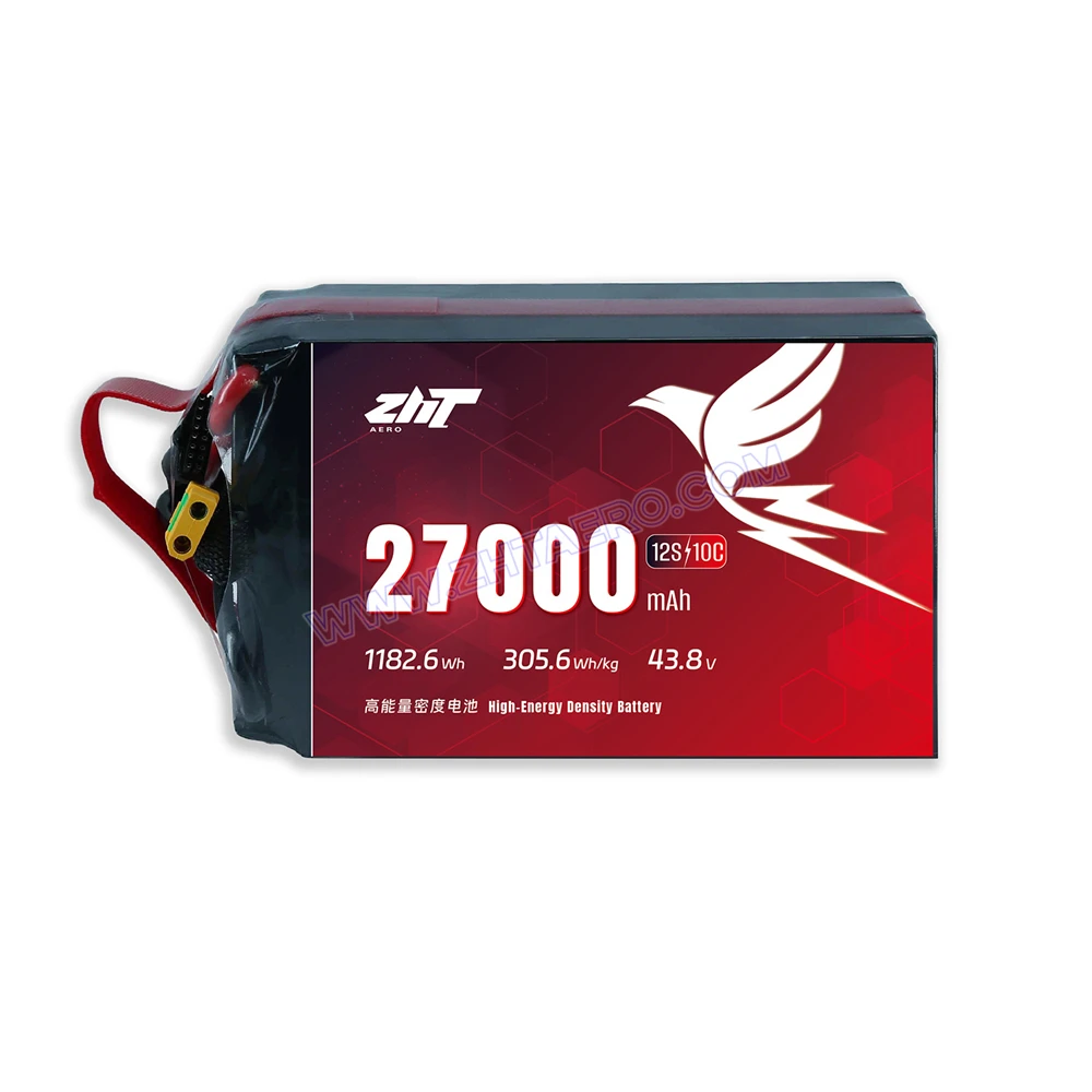 High Energy Density Solid-State Battery 12S 27000mAh Normal Voltage 43.8V Maximum Discharge Rate 10C