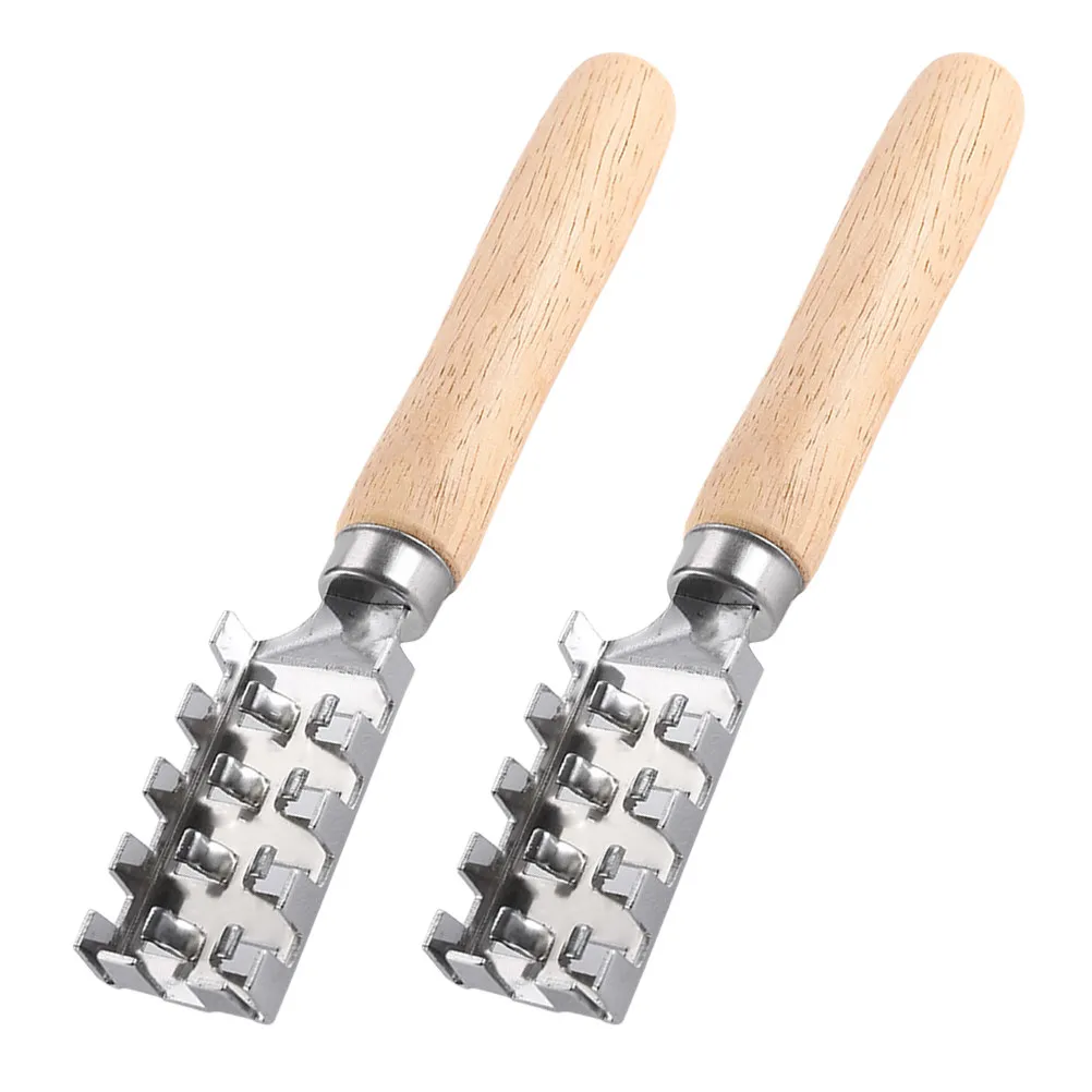 2Pcs Heavy Duty Fish Scale Scraper Strong Break Resistant Lightweight Portable Fish Scaler Cleaner for Seafood Processing