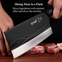 Vegetable knife household ultra-fast sharp high hardness chef special chopping dual-purpose knife cutting meat and vegetables