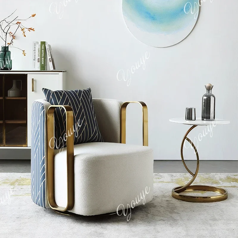 

J Modern Orange Living Room Chairs Comfort Blue Single Fluffy Living Room Chairs Lounge Designer Muebles De Sala Furniture Home