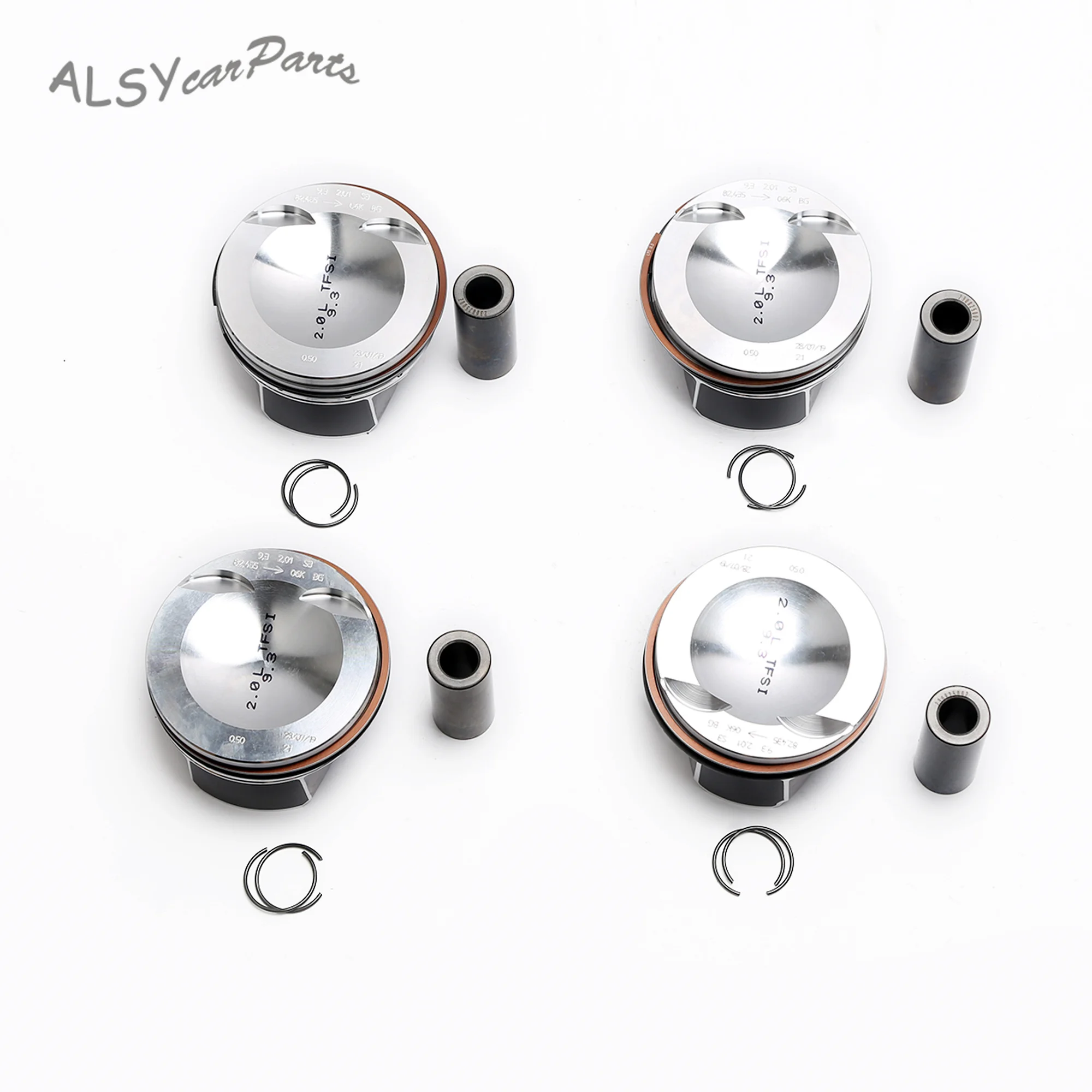 06K107065CJ Engine Piston + 0.5mm Kit 83mm 06K107065C For AUDI A3 Q2 Q3 TT Seat Skoda VW ARTEON GOLF PASSAT T-ROC