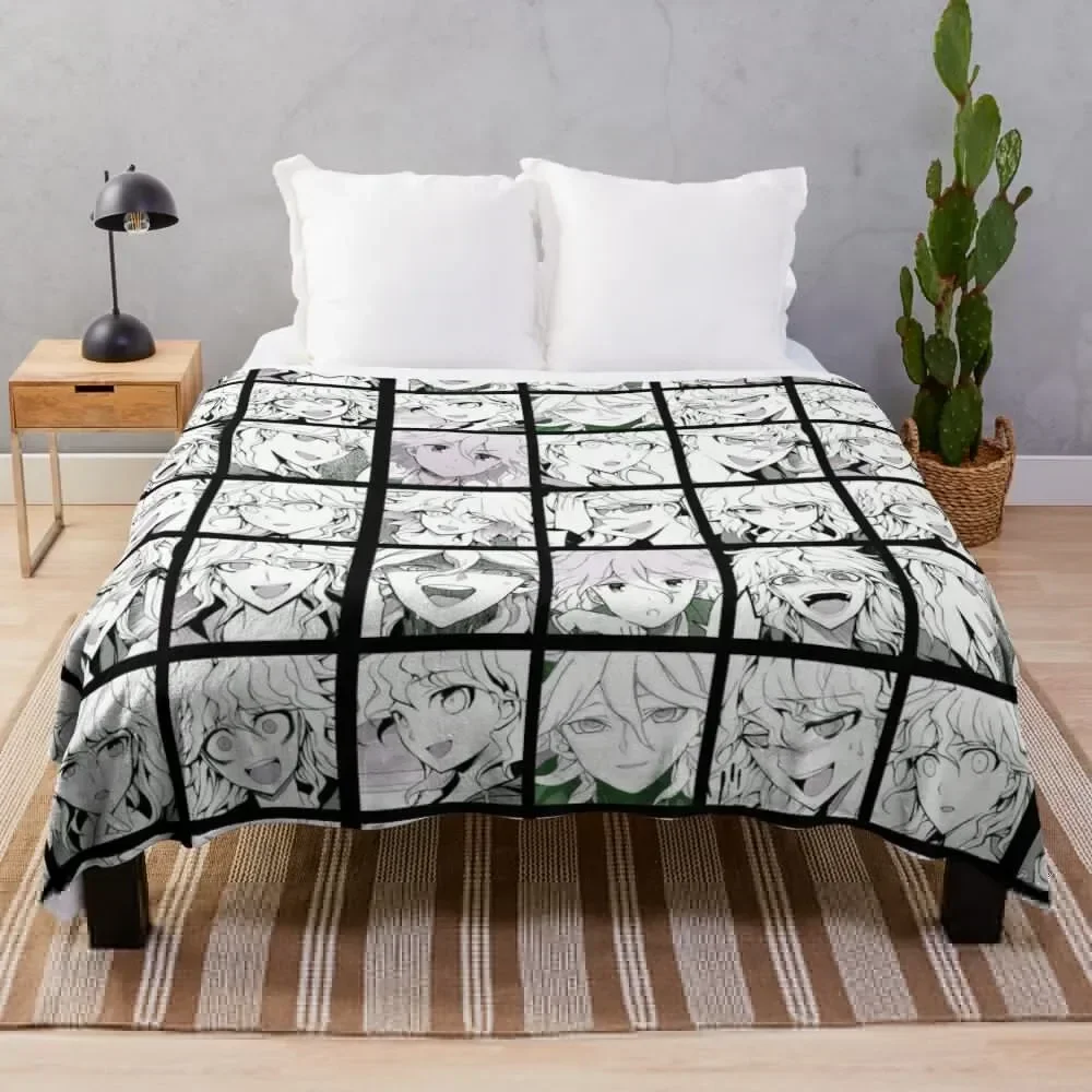 

Nagito Manga Collection (Colored) Throw Blanket Plush Fuzzy Cozy Blanket for Couch Sofa