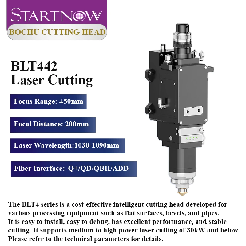 Startnow BOCI BLT310 رأس القطع لـ 4KW التركيز التلقائي مراقبة ذكية ألياف الليزر BLT421S 3D 8KW رأس قطع الأنابيب #4