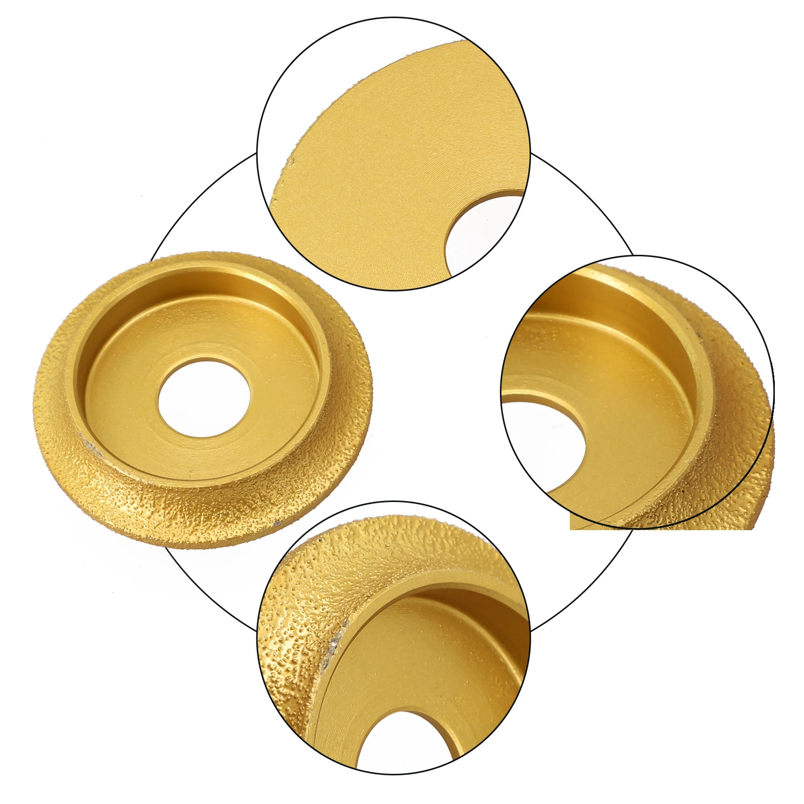 

Высококачественный шлифовальный круг для замены 10-30 мм, толщина алмазов, шлифовальные детали, сегмент, вакуумная сварка, вал 20 мм, 74 мм