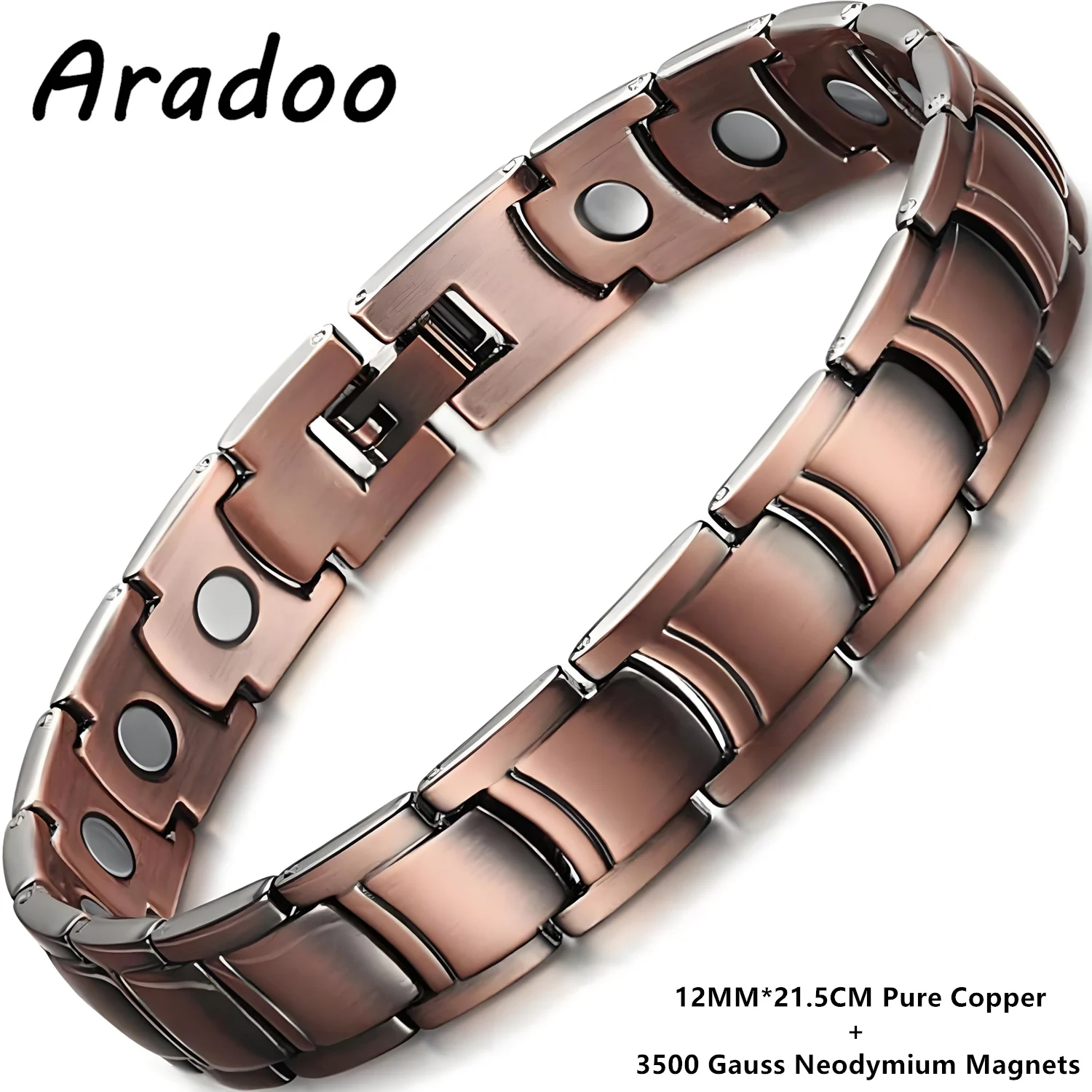 ARADOO Magnetic Bracelet Pure Copper 4