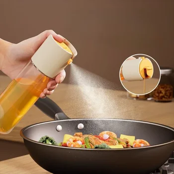 오일 미스트 스프레이 병, 누출 방지 식품 등급 올리브 오일 분무기, 바비큐 요리용, 285ml