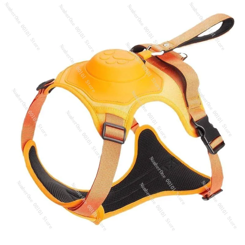 Adjustable Dog Harness Leash Vest Style Medium Large Dog Chest Strap Anti Pull Pet Walking Harness