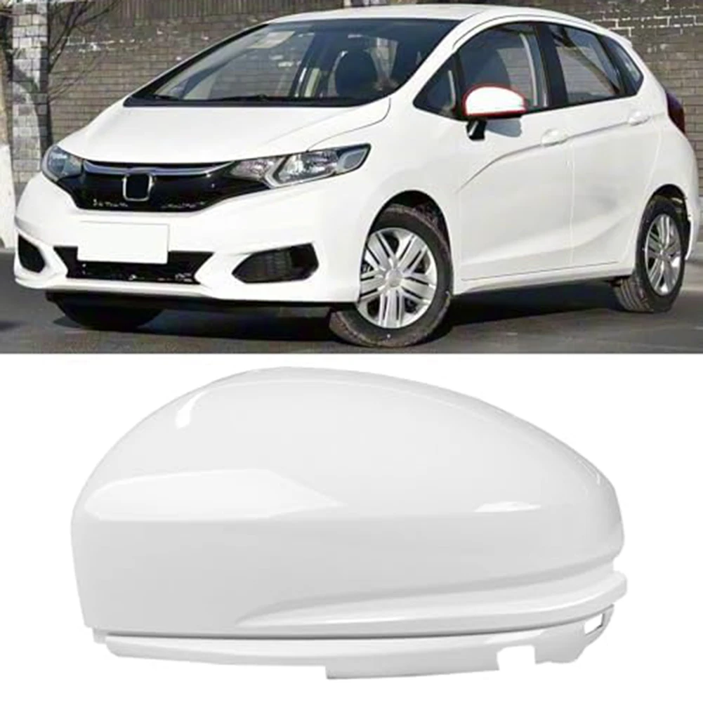 Driver Side Left Mirror Cap Compatible with For Honda Fit 2015 through 2018 Rearview Mirror Shell Replacement Cover