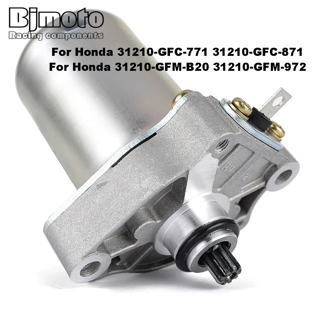 Arrancador de motocicleta para Honda NHX110 Lead 2008 Elite 2010 NSC110 Vision 110 2012-2016 Beat Vario CRF110F 2013-2018 Motor de arranque
