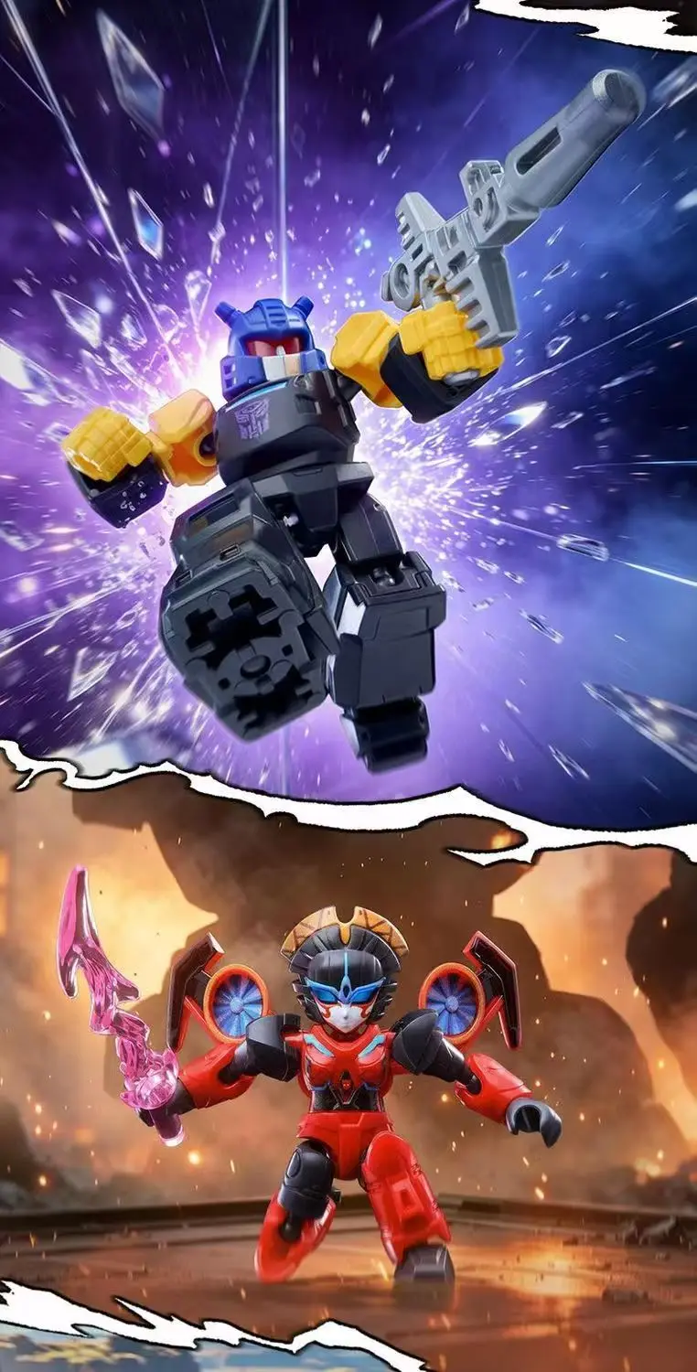 Neue Original Blokees Transformers Defender Version Wave 8 Blind Box Seltene Figur Stellar Optimus Prime Megatro Mystery Box Geschenk – Detail 14