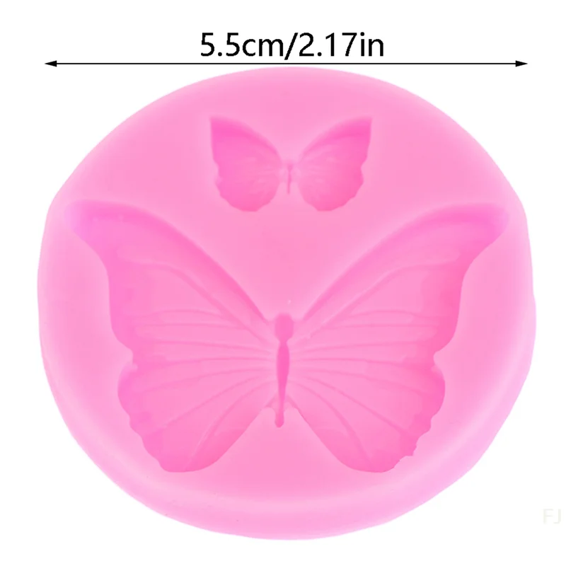 [YU Butterfly Silicone Molds Mini Butterfly Cake Fondant Mold for DIY Chocolate Candy Cupcake Topper Decoration Desserts Mold