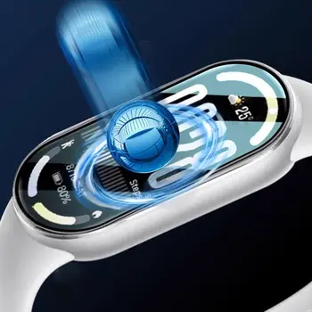 1-3PCS Snadno instalovatelná tvrzená skleněná fólie pro Xiaomi Mi Band 10 Smartwatch Screen Protector Mi Band 9 8 Mi Band 10 Ochranná fólie 6 nejlepší prodej LCD displej náramku Mi Band 3 - №1