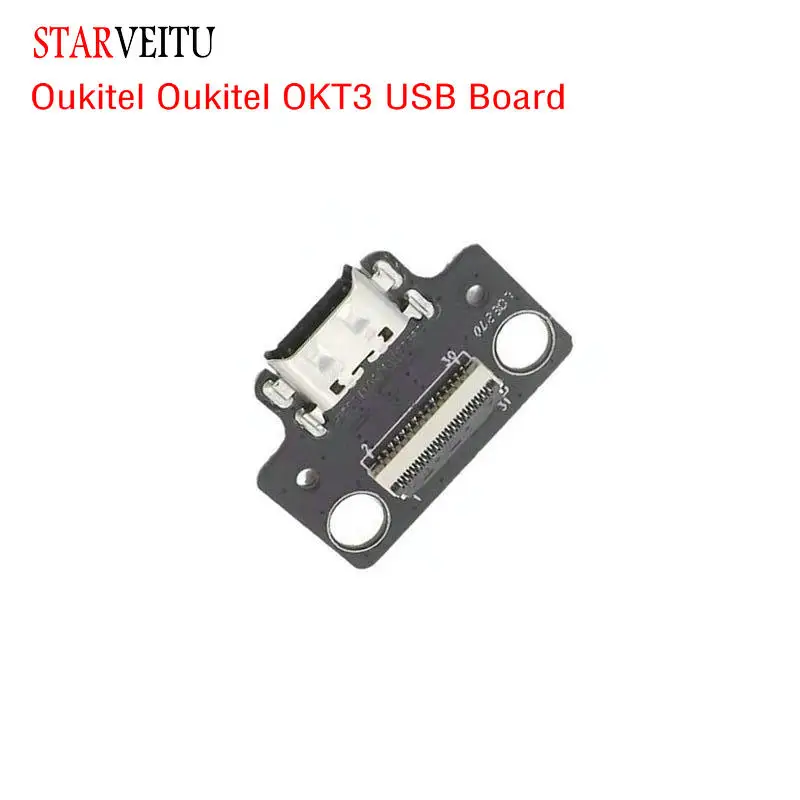 For Oukitel OKT3 Original USB Board Type C Charging Dock Connector Mobile Phone Repair Parts