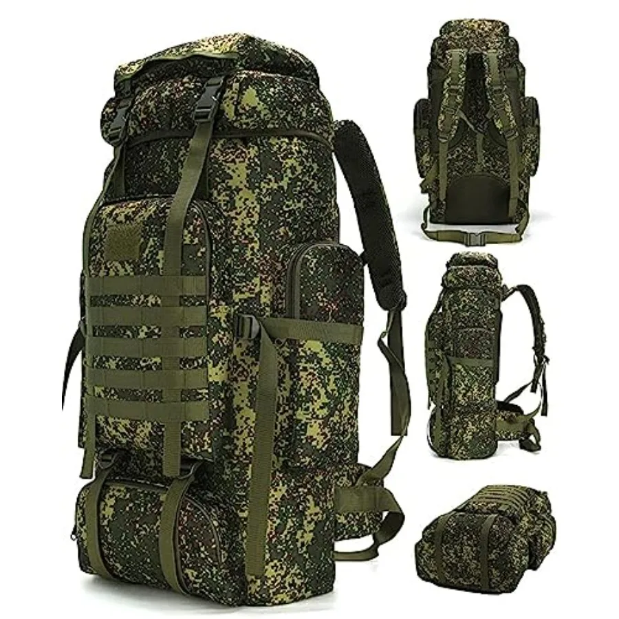 

70L Camping Hiking Backpack for Men Women Large Military Tactical Backpack Molle Rucksack Backpack for Outdoor