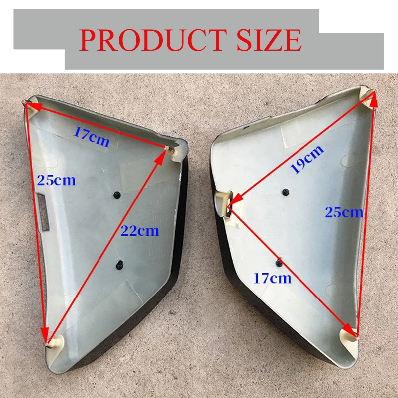 Motorcycle Battery Tool Side Panels for Haojue Suzuki Lifan Dayang GN125 GN 125H Right Left Plastic Body Covers With Emblem