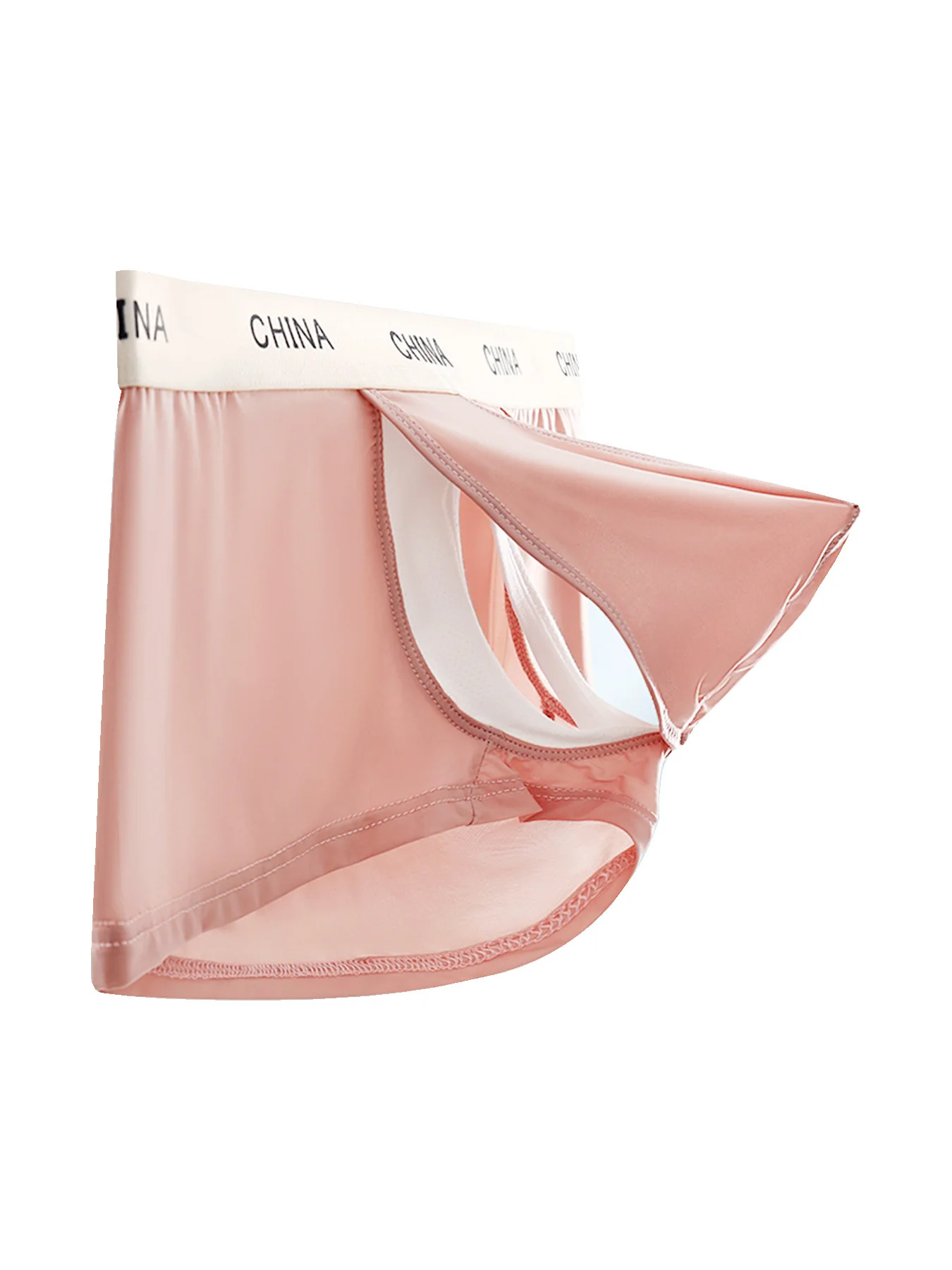 

New Mens Open Front Boxer Shorts Low Dle Waist Pouch Bulge Underwear Casual Solid Men Boxer Panties