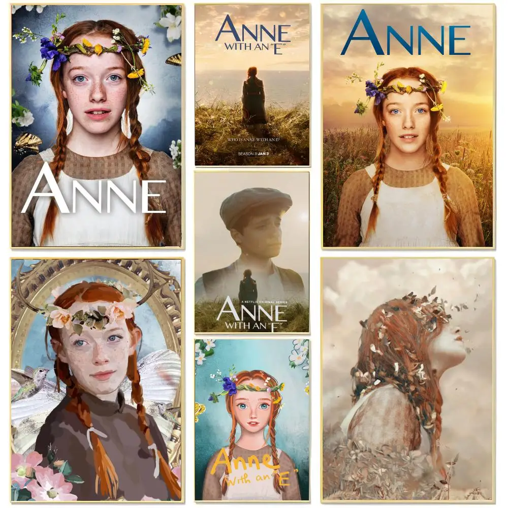 Warm Healing Period A-Anne With An E Poster Living Room Bedroom Decorative Print Unframed Decor
