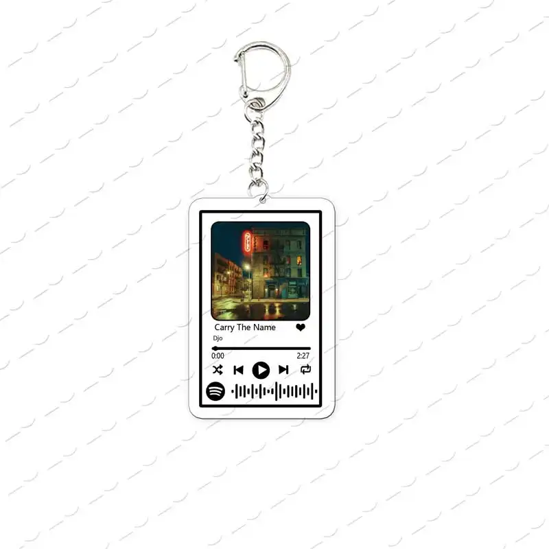 Djo Hot Music Keychains for Accessories Bag Delete-Ya End of Beginning Basic Being Basic Keying Jewelry Fans Friends Gifts