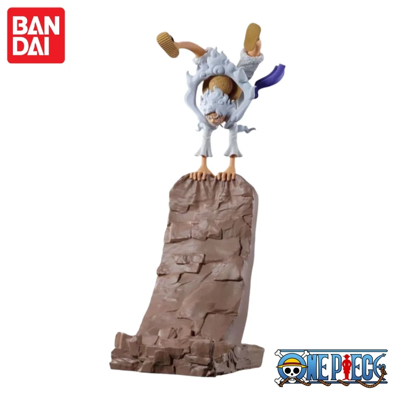 

In Stock 100% Original Bandai Anime One Piece Figlife Nika Luffy V2 Action Figure Model Collectible Doll Phone Stand Toys Gift