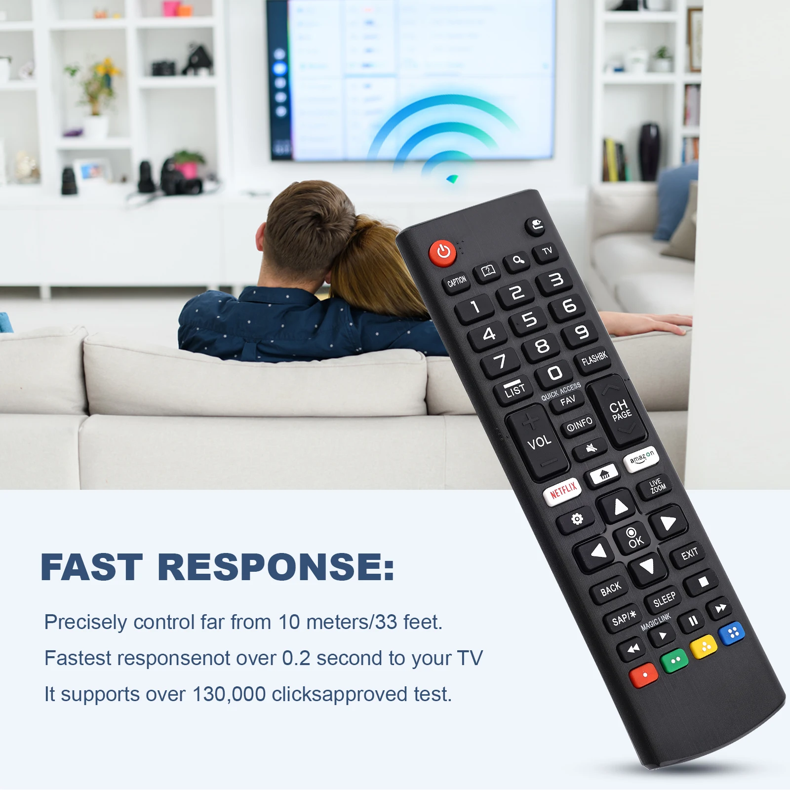 جديد AKB75095307 IR التحكم عن بعد لاستبدال LG TV 43UJ6560 49UJ6500 55UJ6540 55UJ6300 60UJ6050 70UJ657