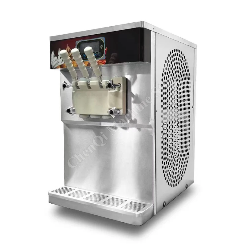 Ice Cream Machine Cold Drink Slash Commercial Stainless Steel Lced Coffee Machine Frozen Yogurt Soft Ice Cream Machine
