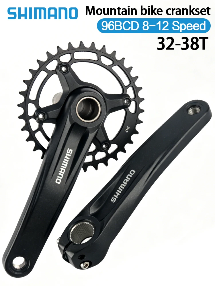 SHIMANO FC-MT510-1 1x8/9/10/11/12-Gang ​ ​ MTB 170/175mm WUZEI 96BCD 32/34/36/38/40T BSA-MT501/PA-MT500 Mountainbike-Kurbelgarnitur – Detail 31