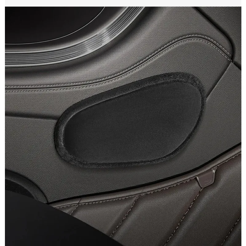 Almofada macia do joelho do carro de pelúcia confortável universal cotovelo & coxa apoio travesseiro para interior-assento do automóvel joelheira aces