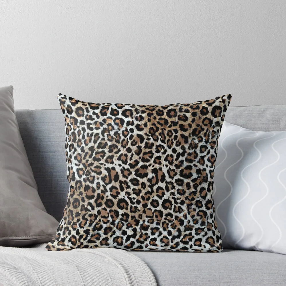 

Leopard Print Pattern Throw Pillow Decorative Cushion Cover Cushions For Children christmas cushions covers pillow
