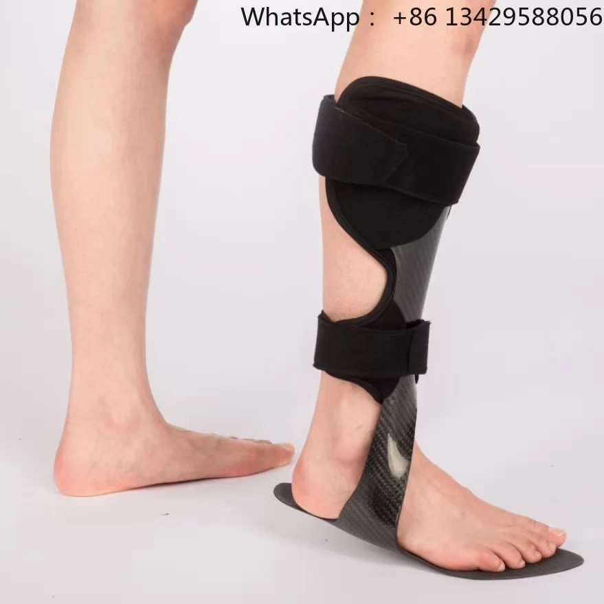 Orthotics Aluminum Carbon Fiber Ankle Foot Orthosis Foot Drop Brace Support for Men Women Fixation Bracket Foot Support