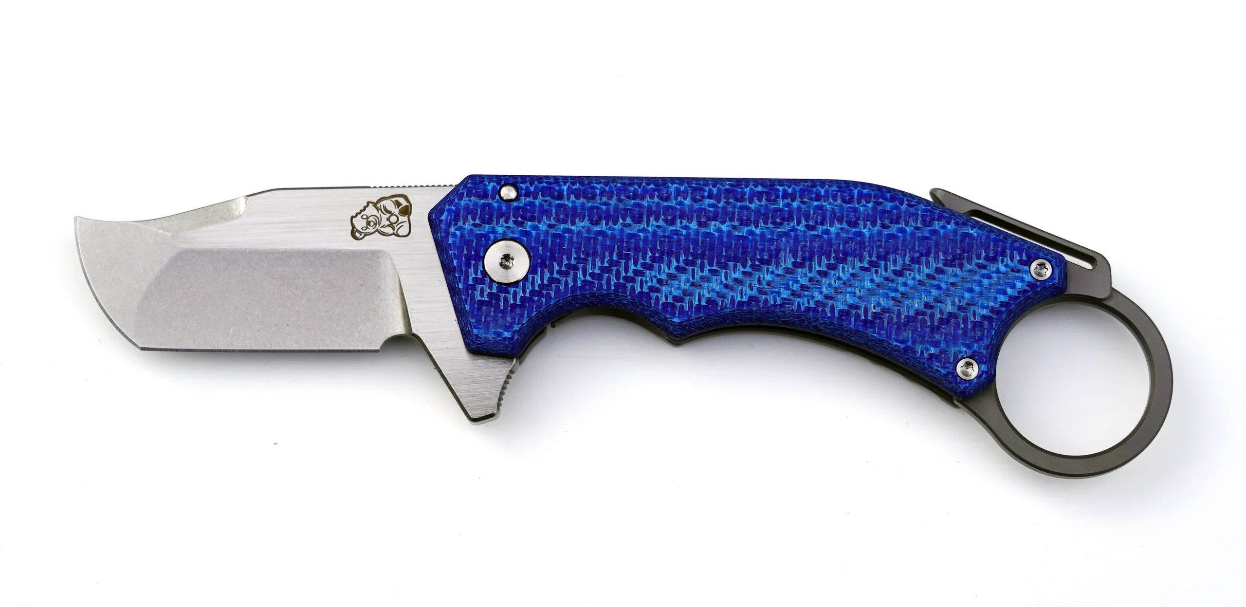 

Mechforce Knife, Blue Carbon Fiber