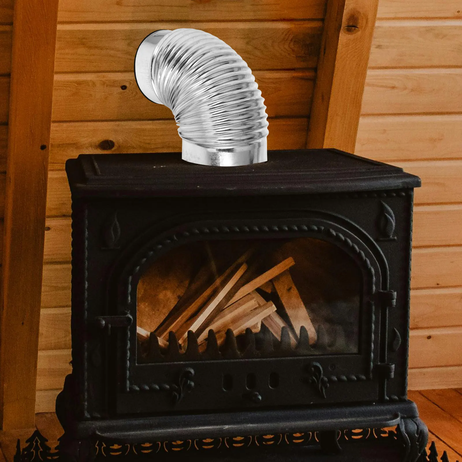 

Отвод для дымохода из нержавеющей стали для уличной дровяной печи, трубы отопительной печи, выхлопной трубы, кухонного вентиляционного отверстия