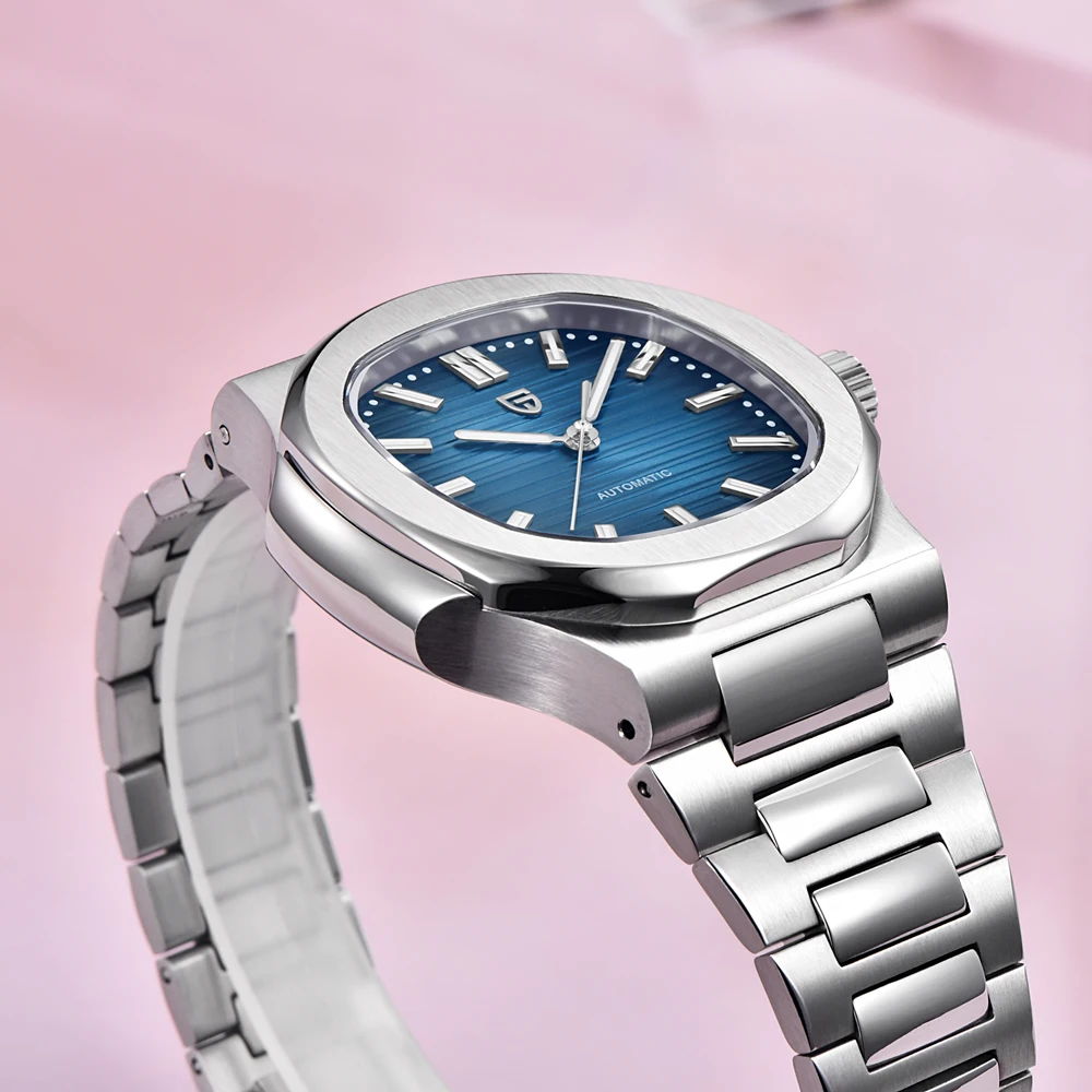 2026 جديد PAGANI تصميم ساعة رجالي العلامة التجارية الفاخرة الميكانيكية التلقائية الفاخرة AR الياقوت ساعة زجاجية للرجال 100 متر مقاوم للماء #2