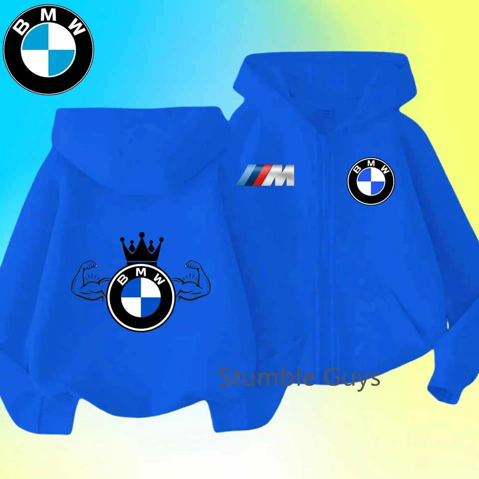 

BMW Kids Zipper Hoodie Autumn Clothes Winter Boys Girls Warm Casual Sweatshirt Sport Fashion Coat​