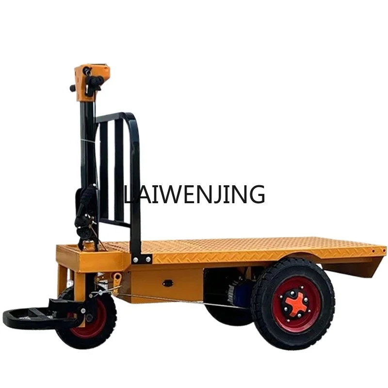 

LYN electric flat tricycle handling site brick pulling trolley breeding feeding transportation