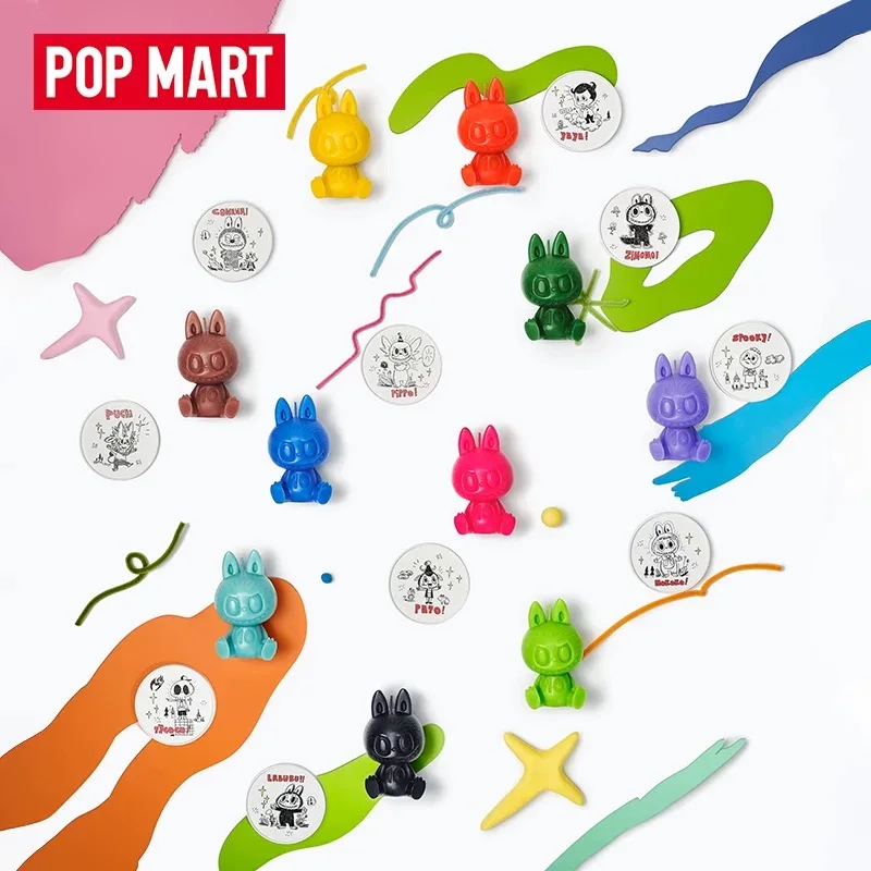 

POP MART The Monsters 10th Anniversary Labubu: Ароматическая свеча в слепой коробке, коллекционный предмет декора для дома, подарок для коллекционеров аниме-игрушек