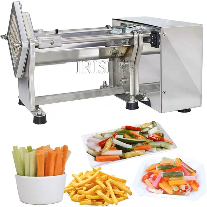 

Electric Potato Slicer Cutter Stainless Steel French Fries Cutter 110V 220V Vegetable Fruit Tools