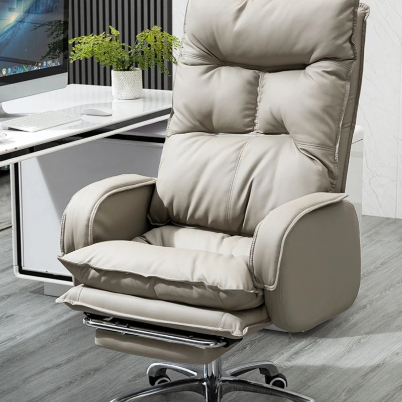 Chair Office Rolling ‏executive Mobile Modern Nordic Reclining Home Office Chair Arm Comfortable Chaise Bureau Furniture SR50OC