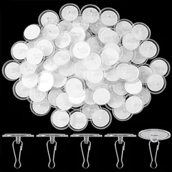 30PCS Ceiling Strong Small Adhesive Hook 3cm Hang Flag Poster Stick Hook Traceless Double-Sided Adhesive Wall Hooks  Christmas D