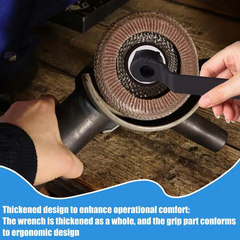 

Angle Grinder Tool Wrench Four-Claw Ergonomic Handle Grinder Tool Key Reusable Accessories For Mechanics Beginners Enthusiasts