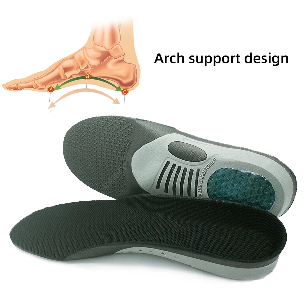 NEUE Premium-Gel 3D-Fußgewölbestütze für Damen und Herren, Plattfuß-Gesundheitseinlage, orthopädische Einlegesohle bei Plantarfasziitis, Unisex-Einlegesohlen gegen Fußschmerzen – Detail 1