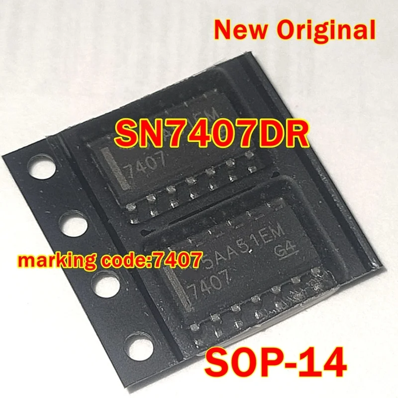 

1pcs to 100pcs SN7407DR SN7407D SN7407 SOP-14 New Original marking code:7407 buffer/driver