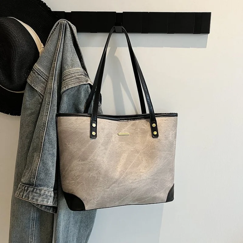 Hochwertige Damen-Umhängetasche aus Mikrofaser-Leder, Boasting Paris, hochwertiger Pendler, leicht, weich, täglicher Look ​