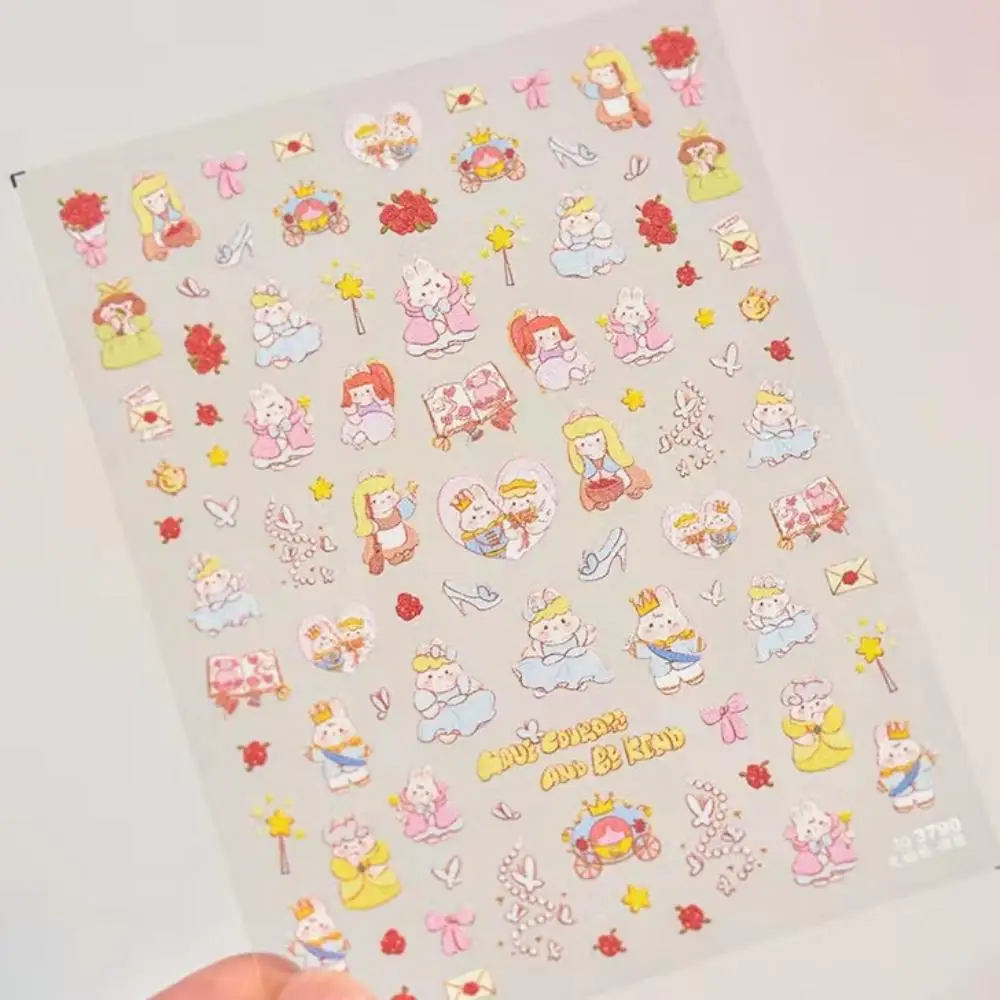 

1 sheet tomoni Cute Girl Nail sticker explosion cute factory wholesale Japanese fashion design DIY happy accessory