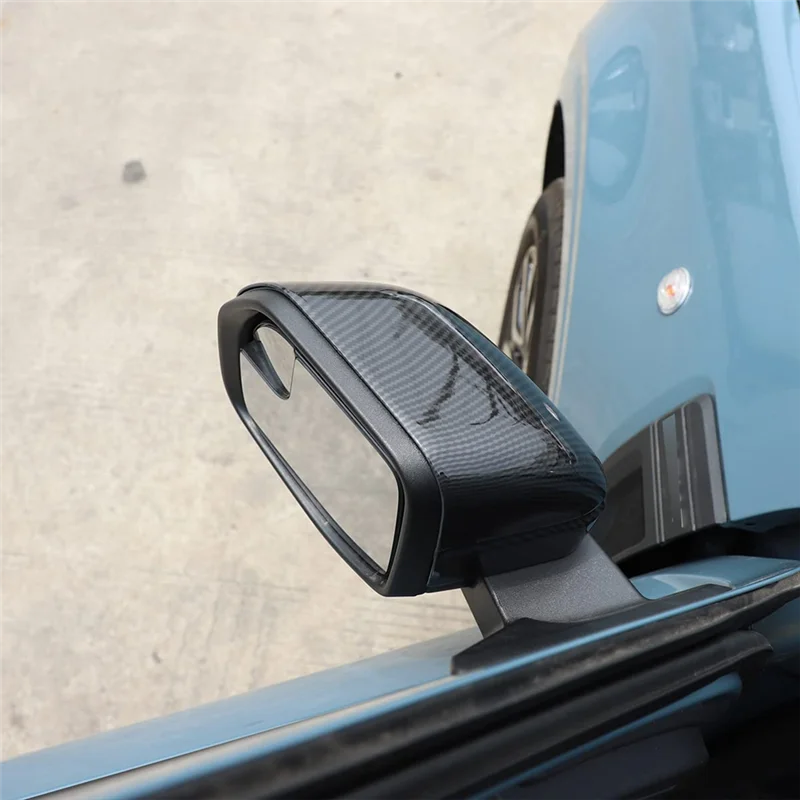 

Superior-For Ford Maverick 2022 2023 Rear View Mirror Outside Housing Door Side Rearview Mirror Cover Cap Trim Parts (ABS Carbon