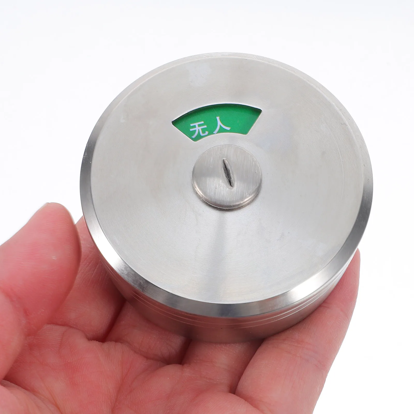 

Bathroom Indicator Lock Door Partitions Vacant Engaged Privacy Bolt Latch Stainless Steel Rotating Lever For Toilet Hardware