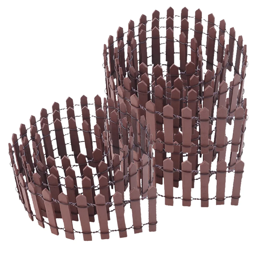 

3 шт., микропейзажный забор, декоративный миниатюрный деревянный пикетный забор для садовых миниатюр, сказочный сад, сделай сам, поделки бонсай