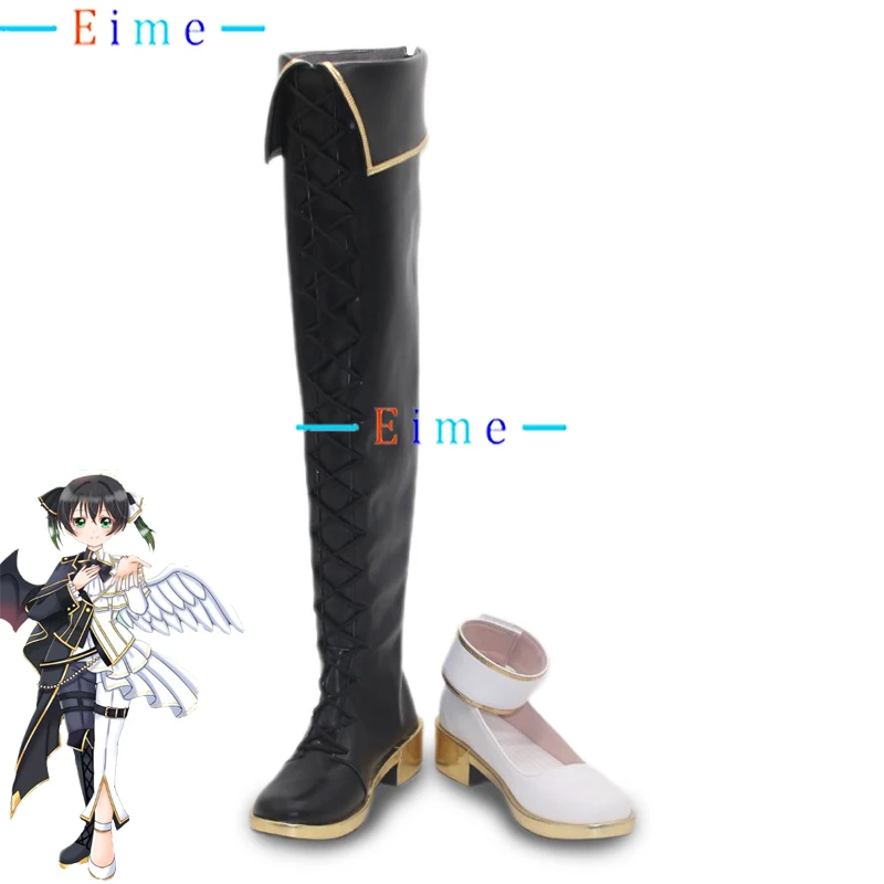 Takasaki Yu Cosplay Shoes Nijigasaki High School Cosplay Props PU Leather Shoes Halloween Carnival Boots Custom Made
