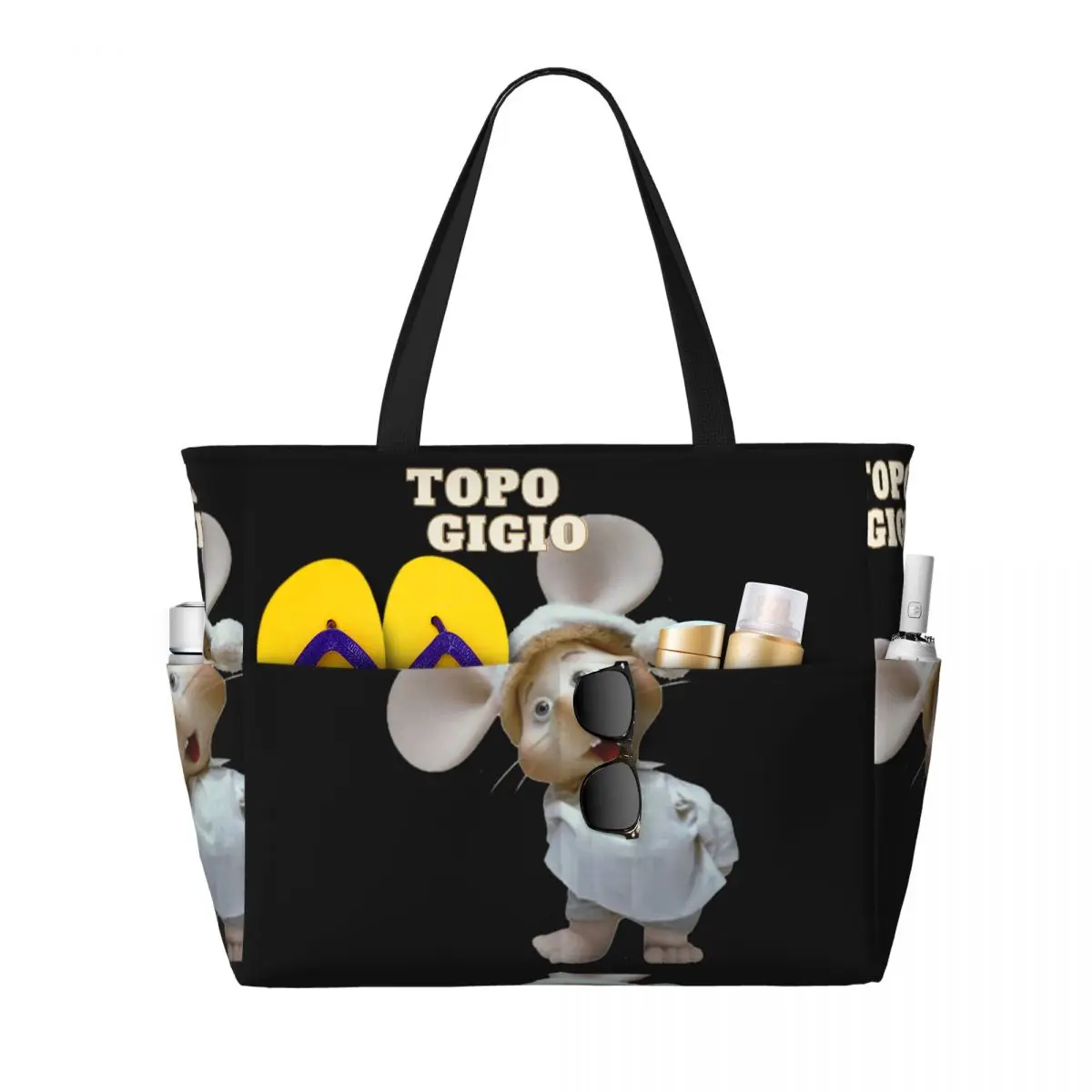 Bolso de playa Topo Gigio, bolso deportivo para gimnasio, yoga, bolso grande, bolso de viaje para mujer, bolso de fitness
