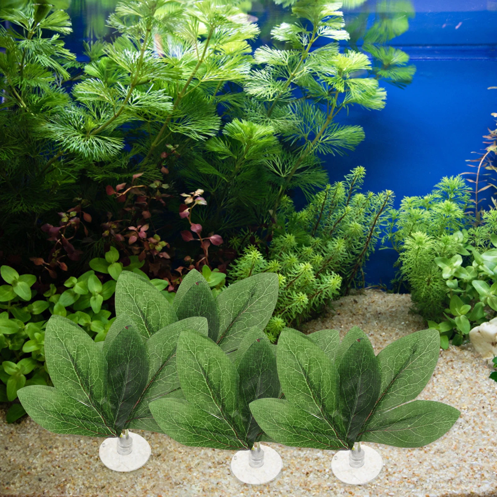 

10pcs Fake Peony Leaves Reptile Cage nament Fish Tank L scape Artificial Plant Reptile Cage nament Aquarium Decor